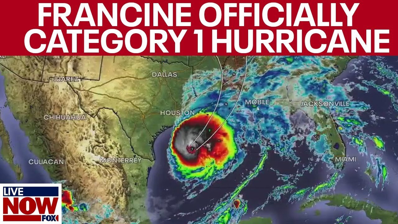 BREAKING News: Francine strengthens into category 1 hurricane | LiveNOW from FOX