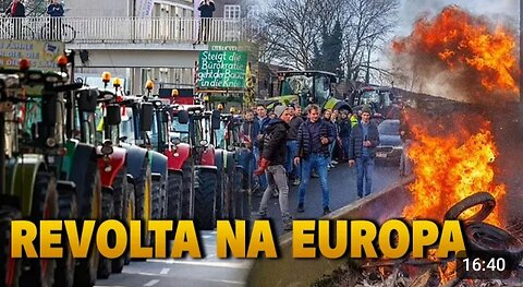 EUROPA EM CHAMAS. Fazendeiros prometem REVOLUÇÃO