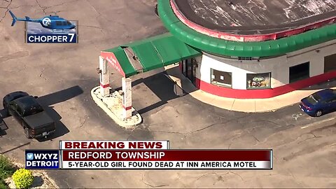 5-year-old girl found dead in Redford motel