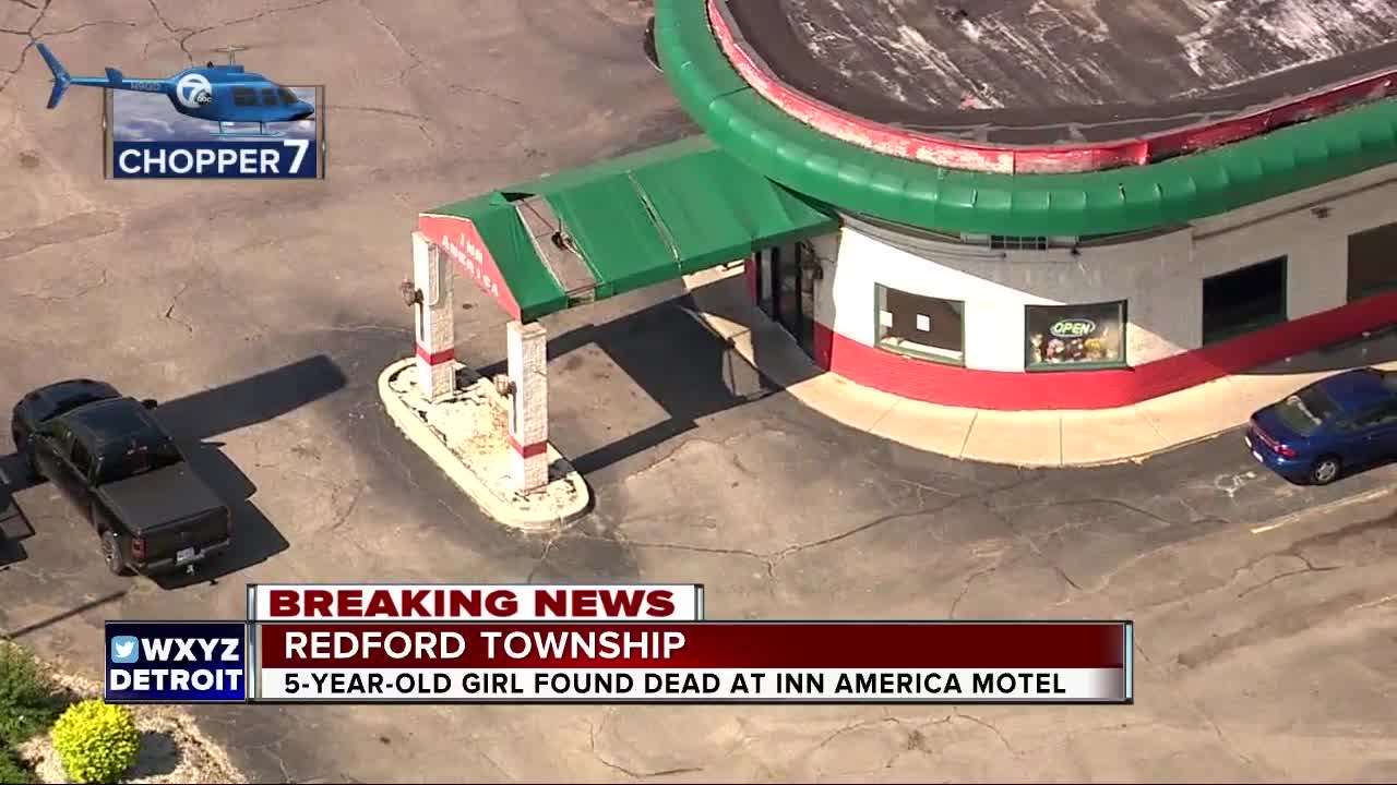 5-year-old girl found dead in Redford motel