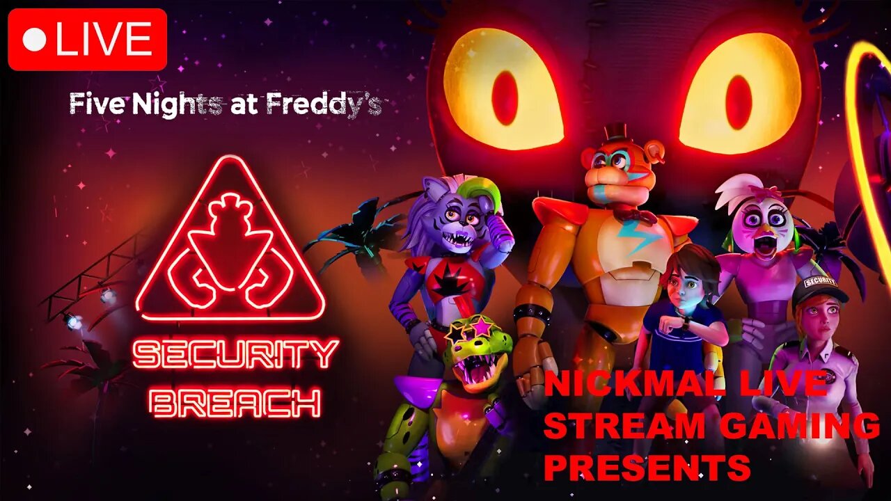 Hiding In Fear! Five Nights at Freddy's Security Breach | Part 3 | LIVE STREAM