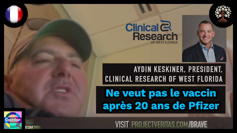 Un journaliste citoyen filme secrètement un contractant de 20 ans de Pfizer sur le Vax Covid