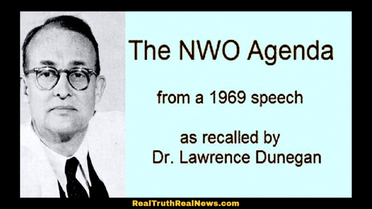 🌎 A New World Order Insider Reveals the Entire NWO Plan Back in 1969! He Was Killed Not Long After * Parts 2-4 Below 👇