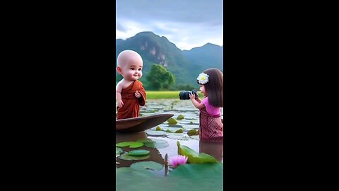 little monk so cute #love status #viral #shorts