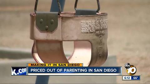 Price of parenting too high for some San Diegans