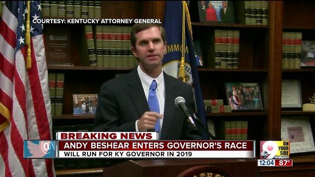 Andy Beshear: Kentucky attorney general announces he's running for governor