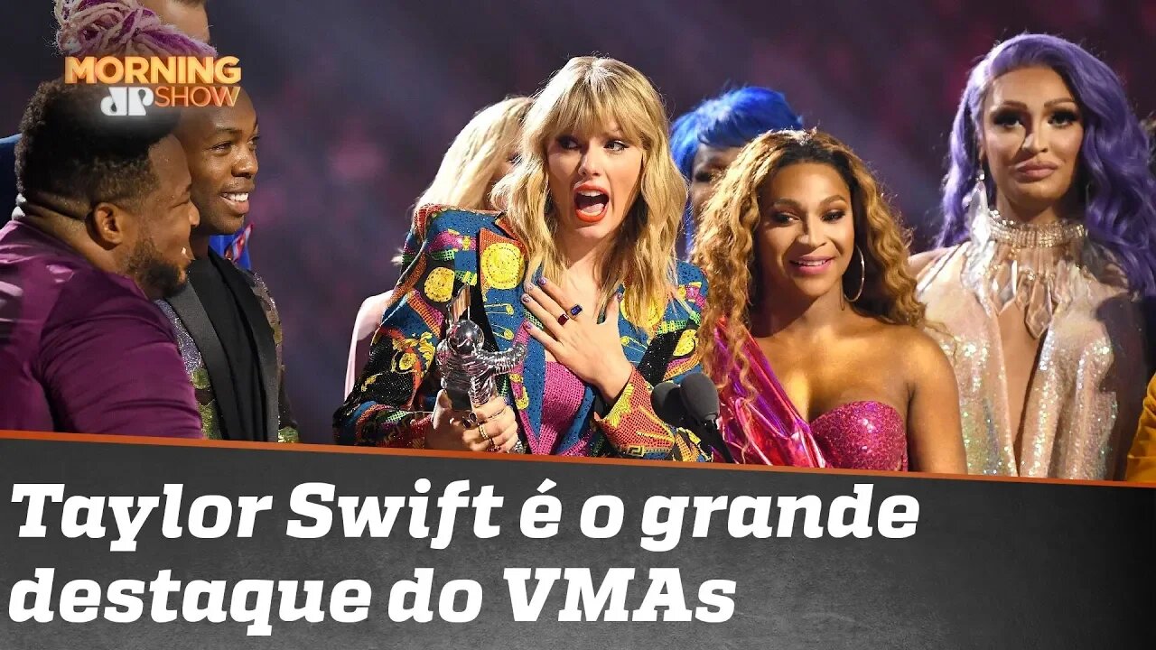 Pela igualdade e pelo respeito. Taylor Swift rouba a cena em premiação da MTV