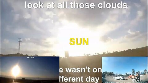 clip2 Were ALL The Oct 7th Bodycam Vids With Clouds Pre-Recorded & FRAUDS side by side compar