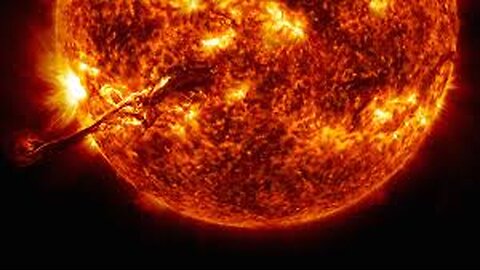 NASA_Fiery Looping _Rain_On the sun