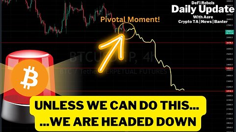 Bitcoin Price Update MUST HOLD | Bitcoin Crash Coming? | Key Levels | Bitcoin TA Technical Analysis