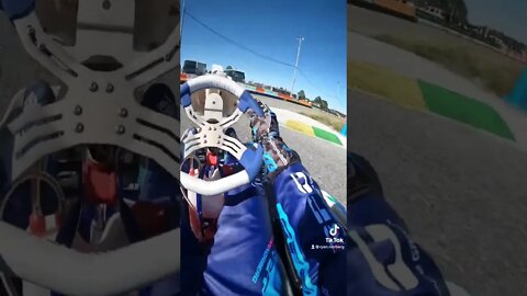 Ever wonder what a professional kart driver sees while they’re driving?