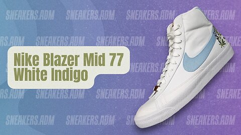 Nike Blazer Mid 77 White Indigo - CI1166-100 - @SneakersADM