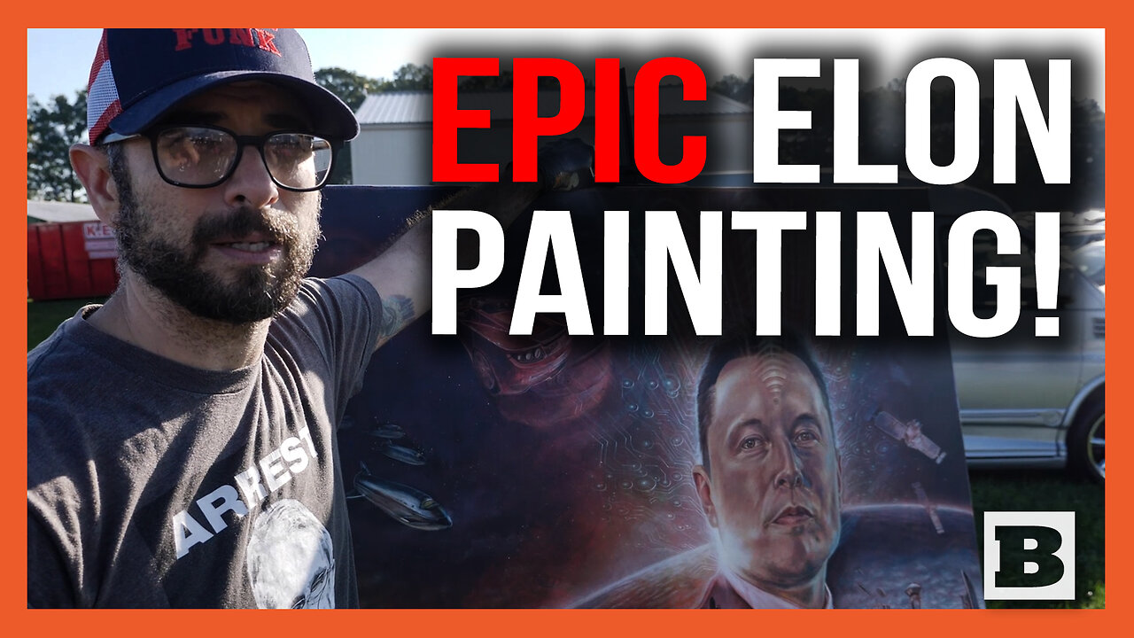 EPIC Elon Painting! Pennsylvania Native Details Amazing Piece of Musk After Joining Trump's Big Tent