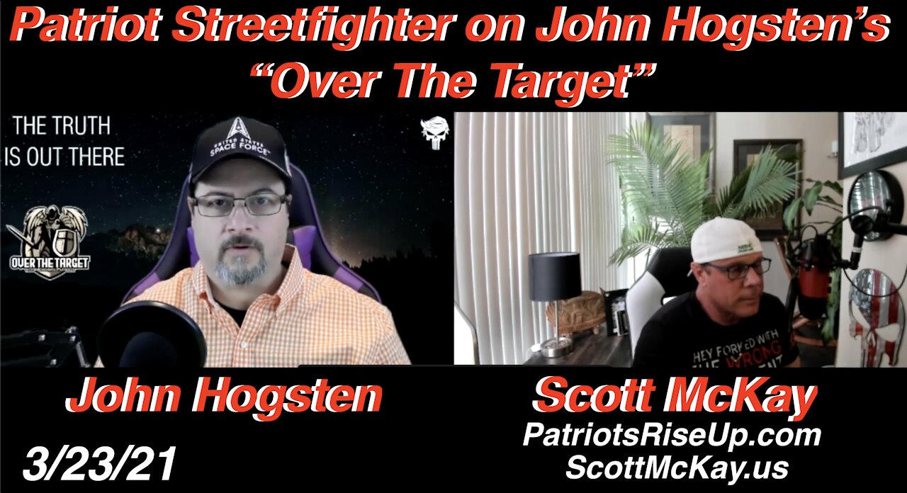 3.23.21 Interviewed on John Hogsten's "Over The Target", Down The Quantum Physics Rabbithole