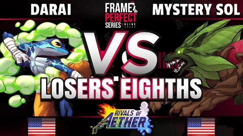 FPS5 Online - Pink | Darai (Ranno) vs. Clarity | Mystery Sol (Sylvanos) - Rivals of Aether Losers To