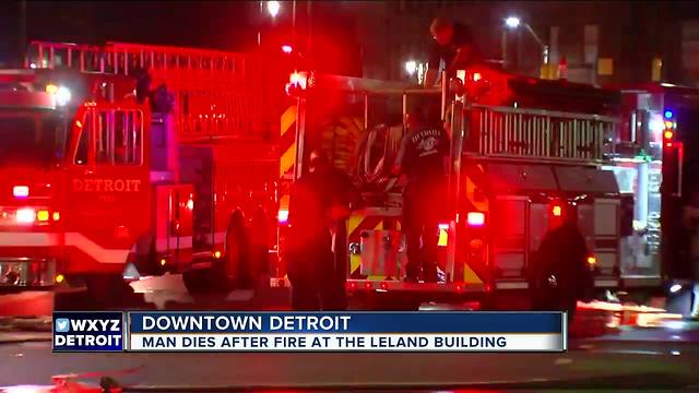 One dead after fire in downtown Detroit apartment