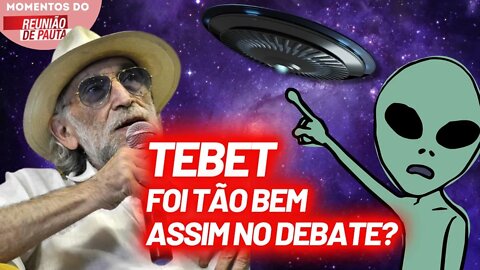 Solnik afirma que Tebet subiu nas pesquisas pelo bom desempenho no debate | Momentos