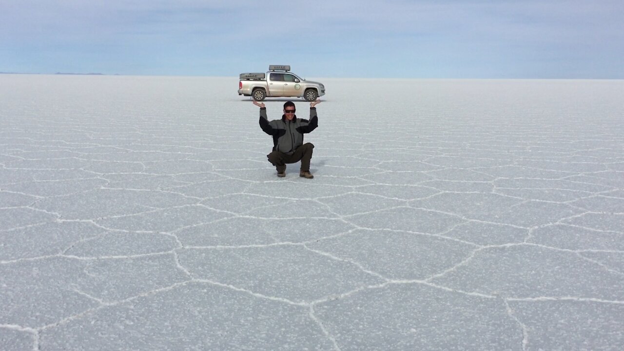 What exists in the Salar de Uyuni in Bolivia besides a lot of salt!