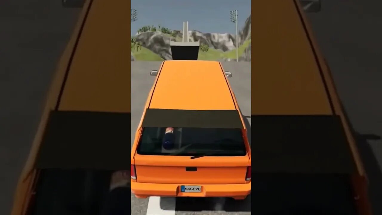 Cars trying to jump on the ramp #2