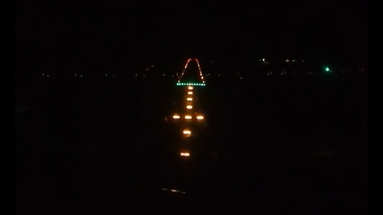 KJHW Night Approach RWY 25 11-14-20