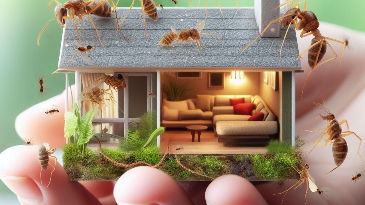 INSETOS FICAM NA SUA CASA POR UMA RAZÃO.