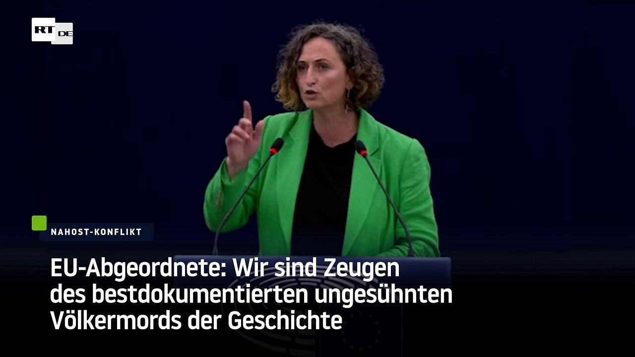 EU-Abgeordnete: Wir sind Zeugen des bestdokumentierten ungesühnten Völkermords der Geschichte