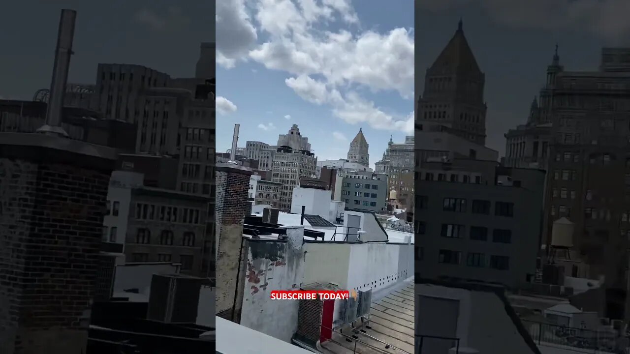 New York City Skyline Turns Orange Now Clear Due To Canada WildFires! 🔥