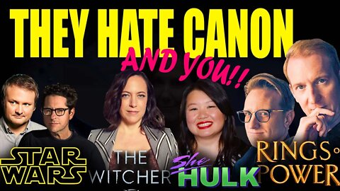 Writers HATE the Canon and YOU! (The Fans)