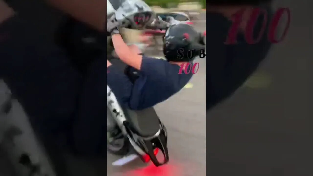 HONDA SH300 WHEELIE 12 O CLOCK