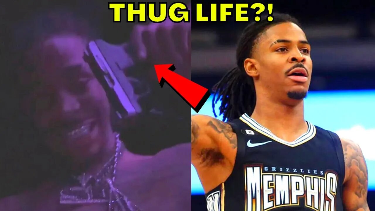 NBA Star Ja Morant GOES VIRAL after PULLING HIS GUN in his Instagram Live at Str!p Club!