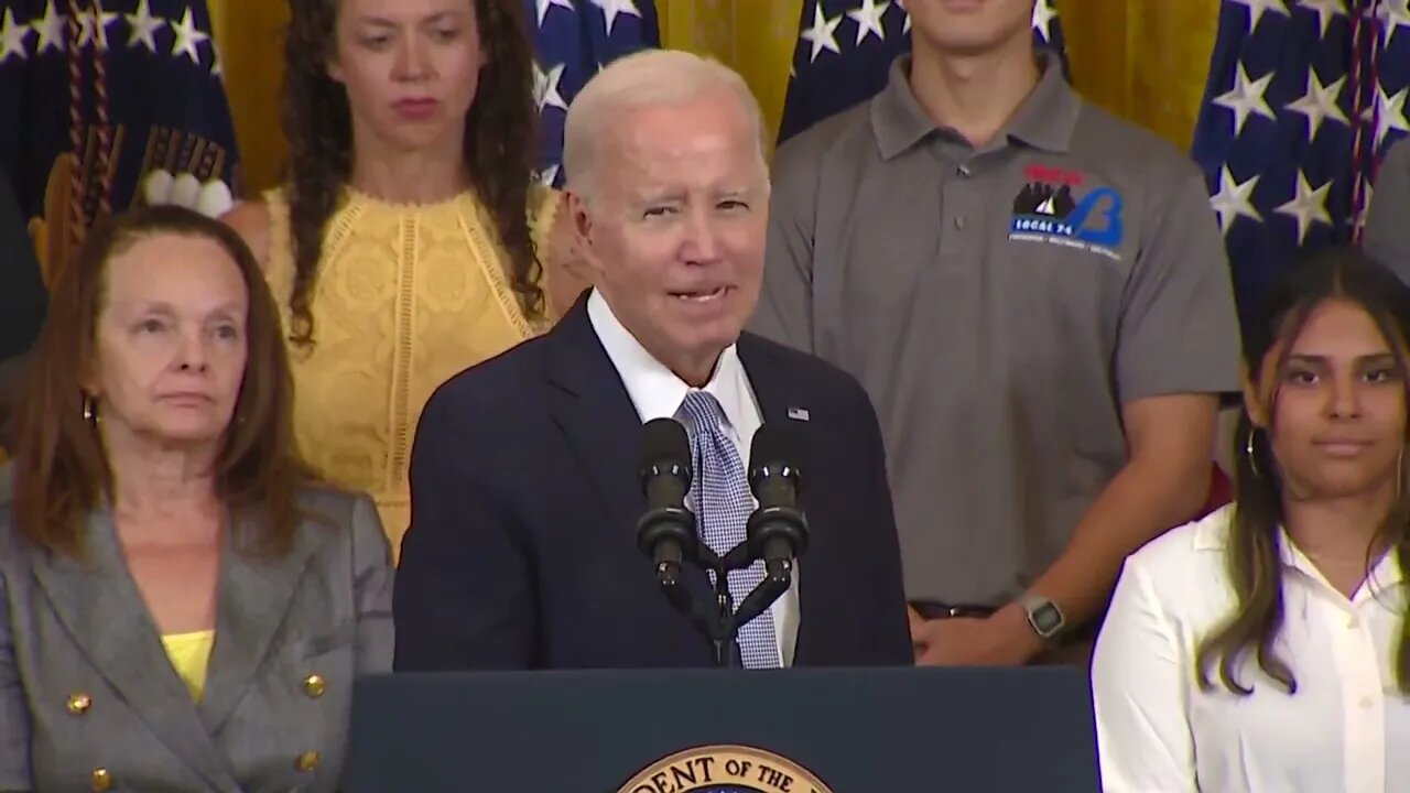 Joe Biden Brings Out His Creepy Whisper: "Guess What? [Bidenomics] Is Working!"