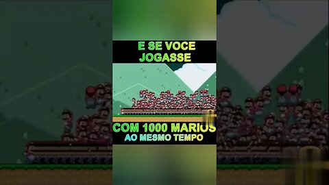 Jogando com 1000 Marios ao msm tempo #gamer #gamerbrasil #memegamer #supermario #reels