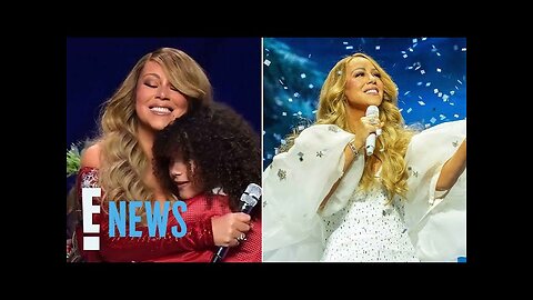 See Mariah Carey & Nick Cannon's Twins Monroe & Moroccan Gift Her Flowers Onstage | E! News