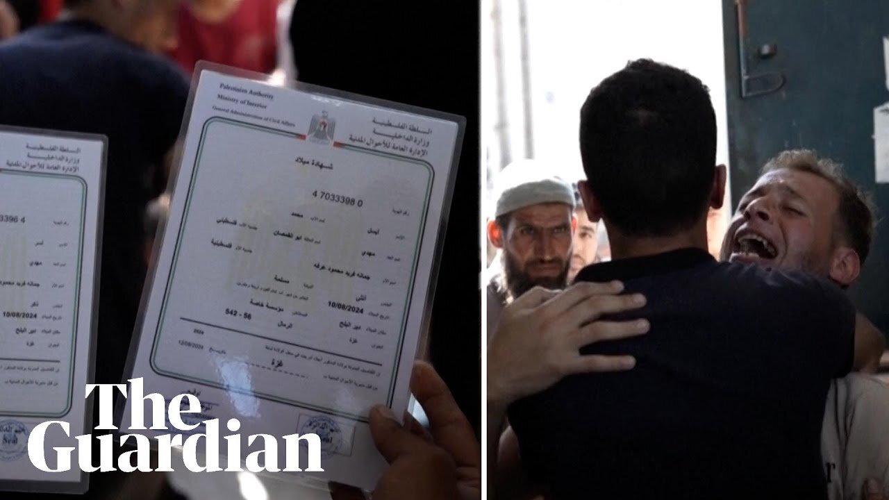 Newborn twins killed in Gaza as father went to collect their birth certificates