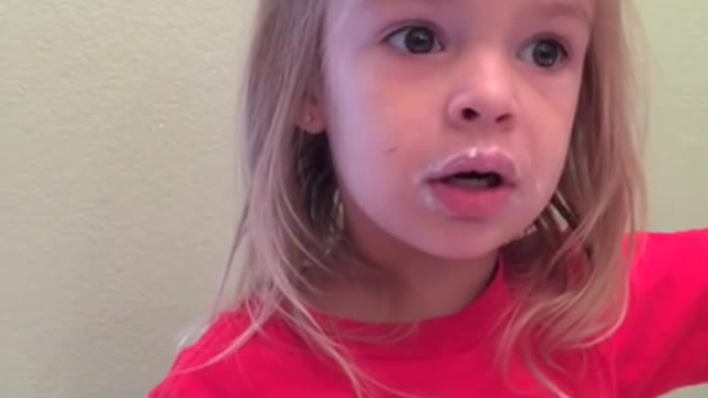 Little Girl Is Caught Red-Handed Eating Donuts, Has The Cutest Response