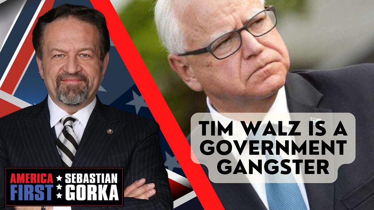 Tim Walz is a Government Gangster. Kash Patel with Sebastian Gorka on AMERICA First