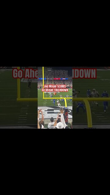 JOE MIXON SCORES GO AHEAD TOUCHDOWN OVER LA RAMS🏈 #Get2Steppin w/S2 #Bengals 🐅 #LARvsCIN