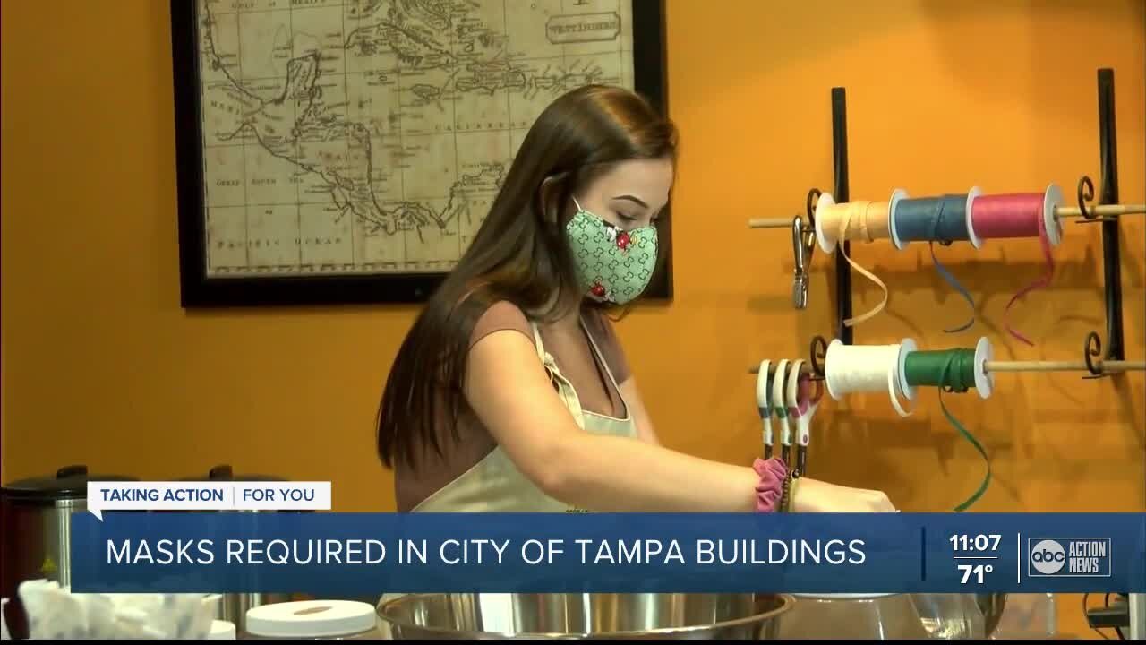 Hillsborough County, City of Tampa requiring face masks in buildings amid COVID-19 surge