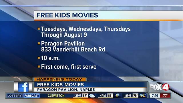 Free kids movies in Naples