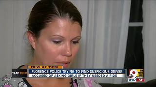 Girls standing outside of their home are asked by man if they need a ride
