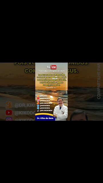 A paz de Deus Filipenses 4:7 Uma palavra bíblica exclusiva pra você Sou um homem de FÉ 15-99644-8181