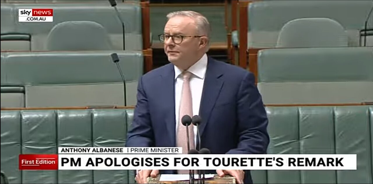 Australian PM apologises for Tourette's syndrome taunt