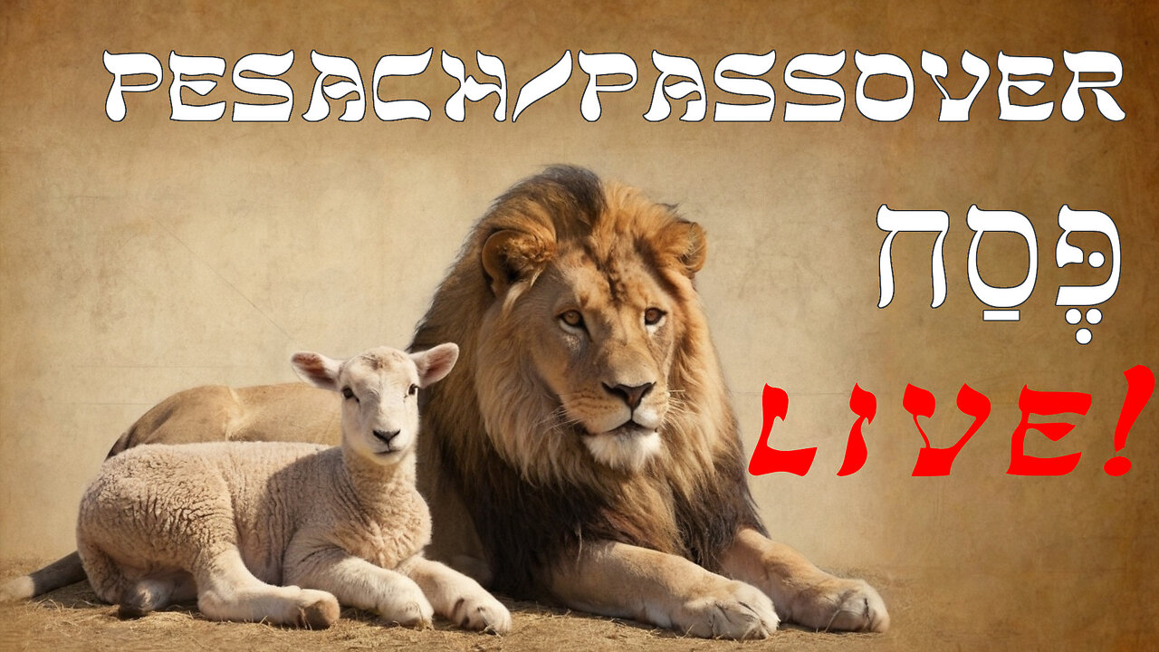 Pesach Passover - Moedim Feast Days - God Honest Truth Live Stream 04/05/2024