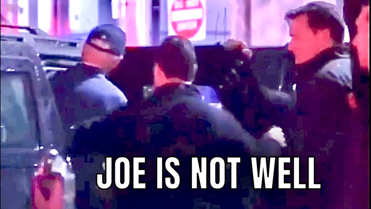 WATCH Joe Biden being asked about his Poll Numbers as a CAR SMASHES into his motorcade LAST NIGHT!