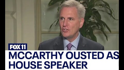 It's official - Kevin McCarthy voted out