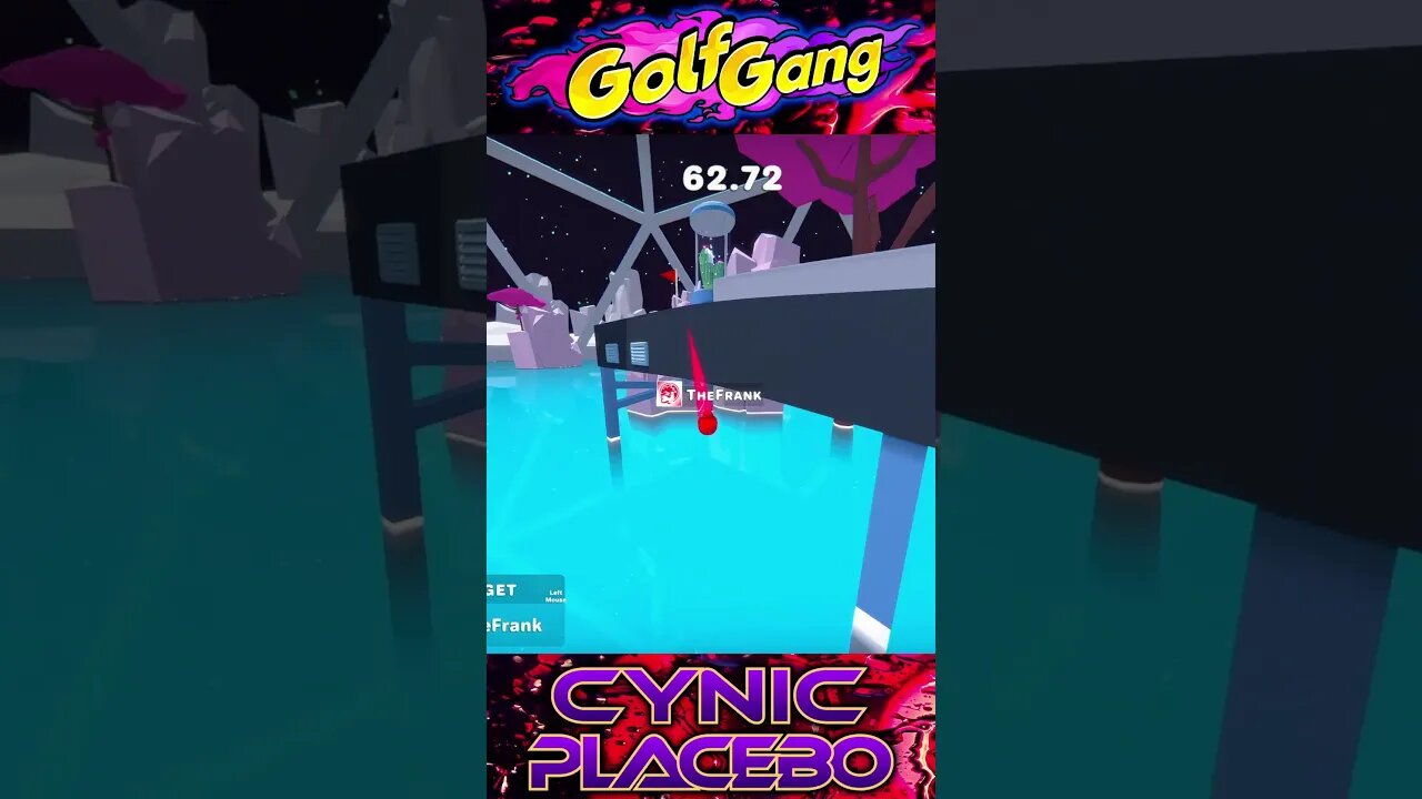 Stuck in a Crack! Play the ball where it lies! | Golf Gang #shorts #indiegame #minigolf #gaming