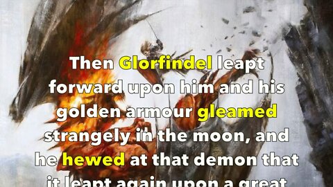 The Fall of Gondolin and Glorfindel