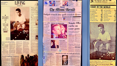 Art World Nostradamus Forecast Bank Bailout and Green New Deal Sharing Front Page Headline With Bush