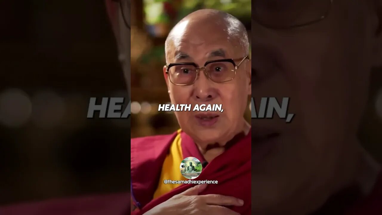 THIS is the Secret to a Long and Healthy Life - Spiritual Wisdom of the Dalai Lama #shorts