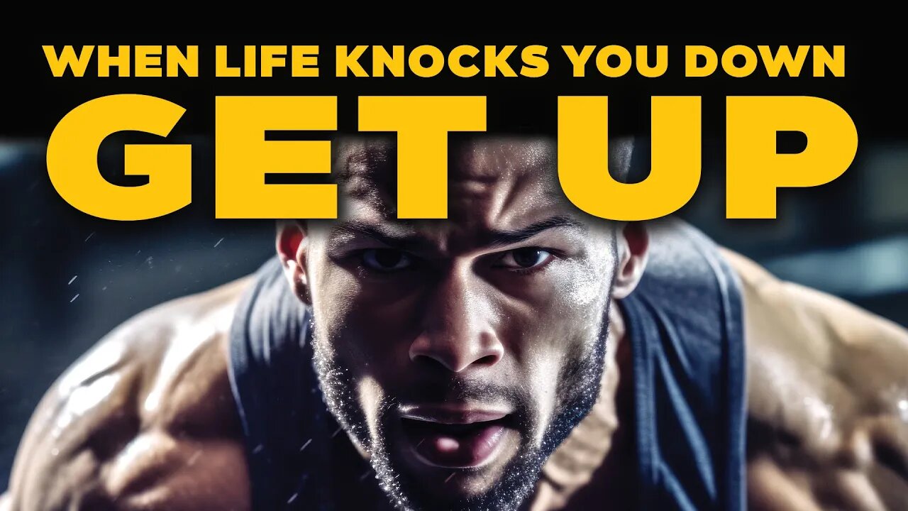 If Life Knocks You Down Get Up! #Christian #Motivation